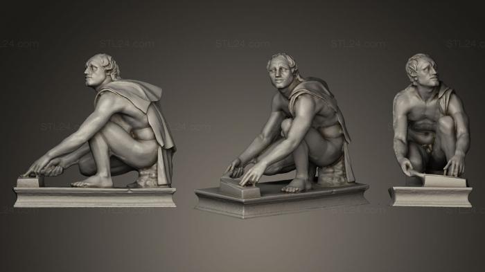 Figurines of people (Grinder, STKH_0028) 3D models for cnc